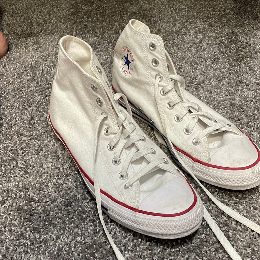 CLEAN Converse all star chuck Taylor high tops